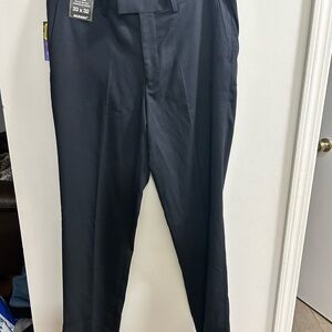 Murano Alex Slim Fit Men's Dress Pants Flat Front Black Size 33x32